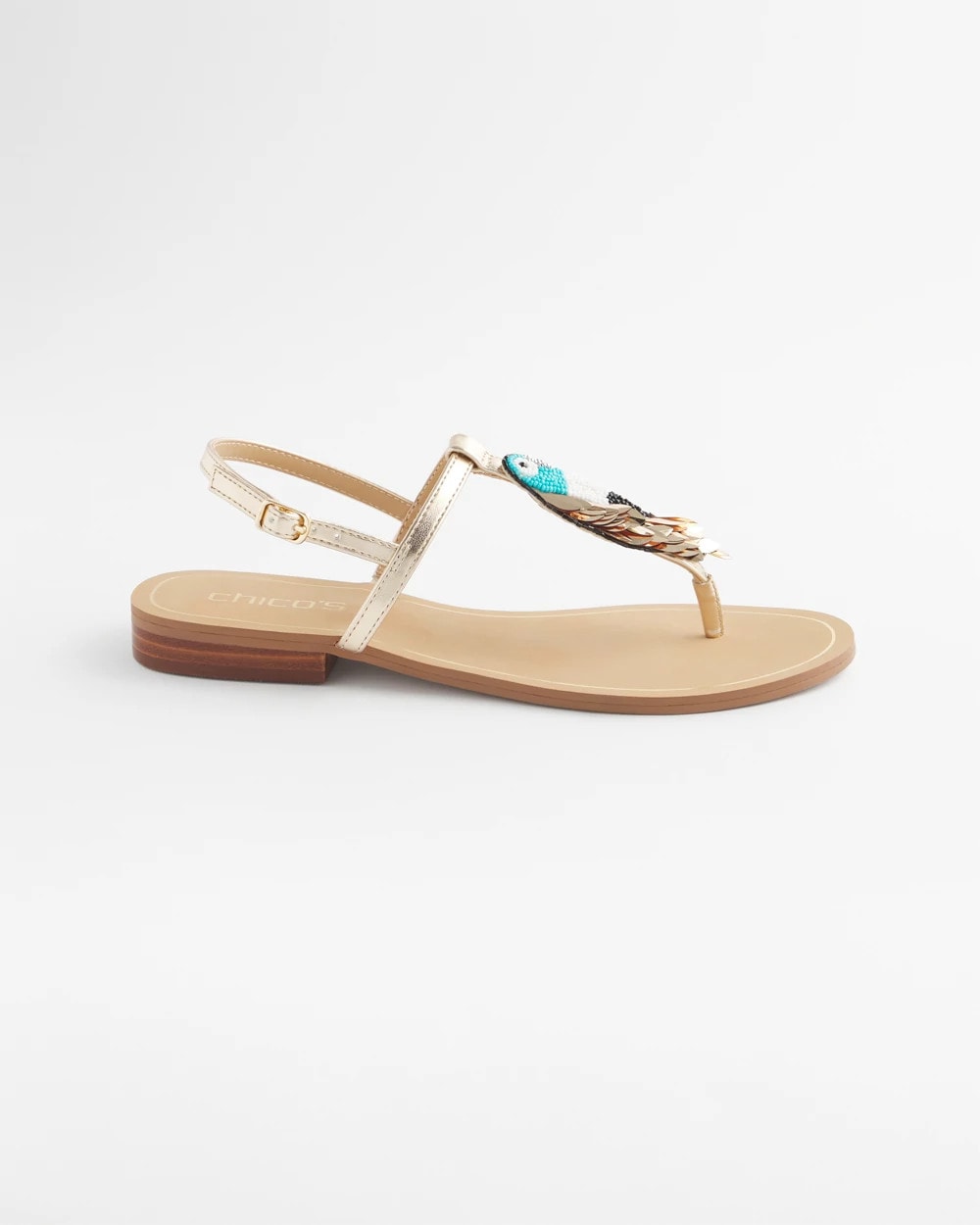 Beach Parrot T-Strap Sandals Multi - Chico's