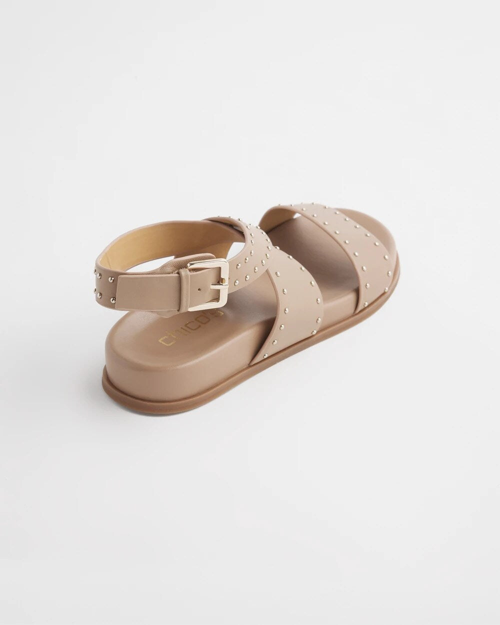 Tan Leather Sandals Dark Natural - Chico's