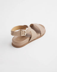 Tan Leather Sandals Dark Natural - Chico's