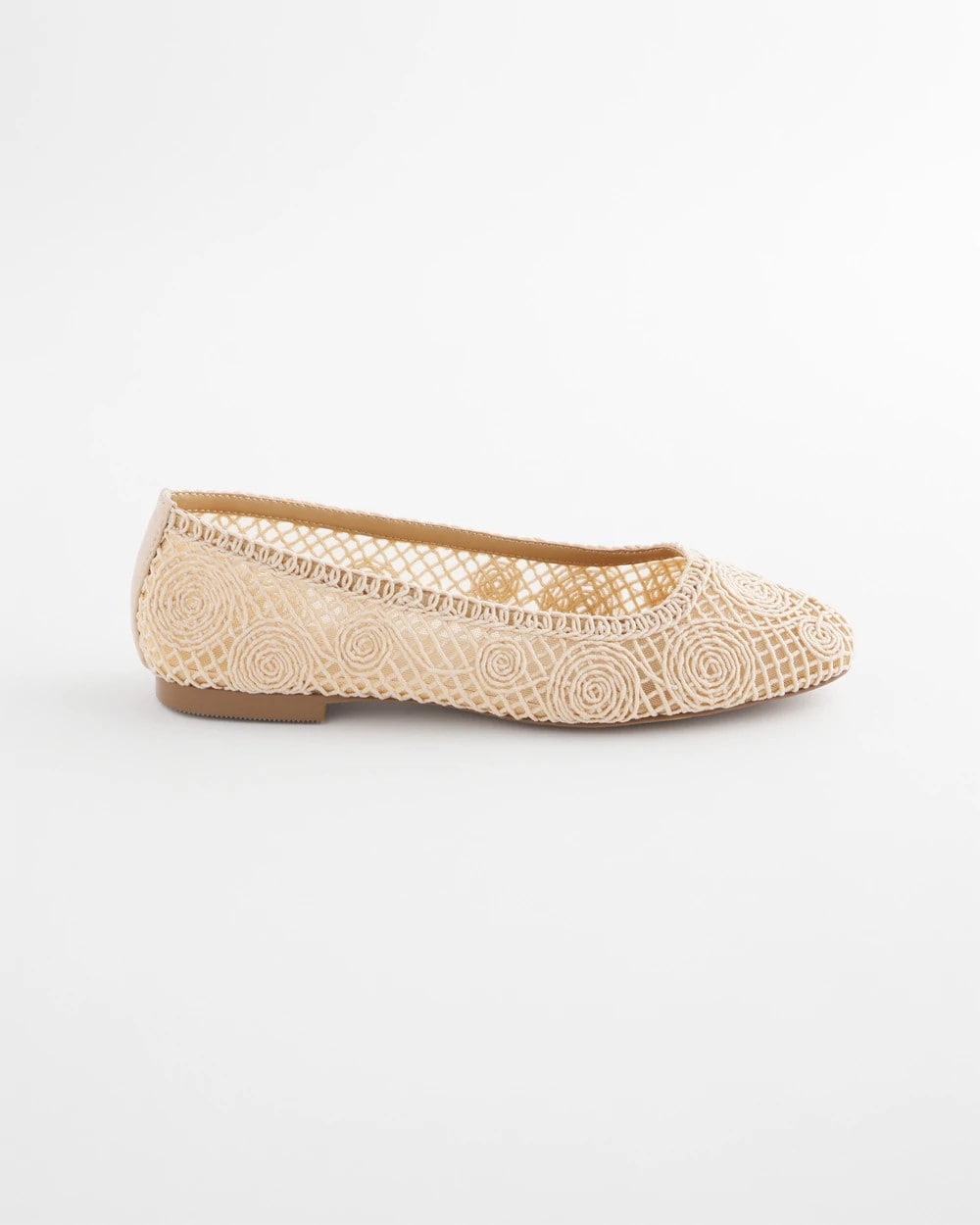Cora Raffia Flats Natural - Chico's