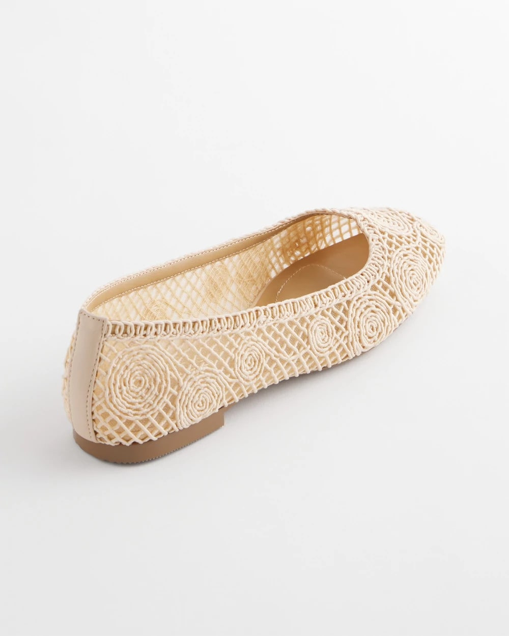 Cora Raffia Flats Natural - Chico's