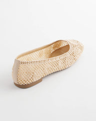 Cora Raffia Flats Natural - Chico's