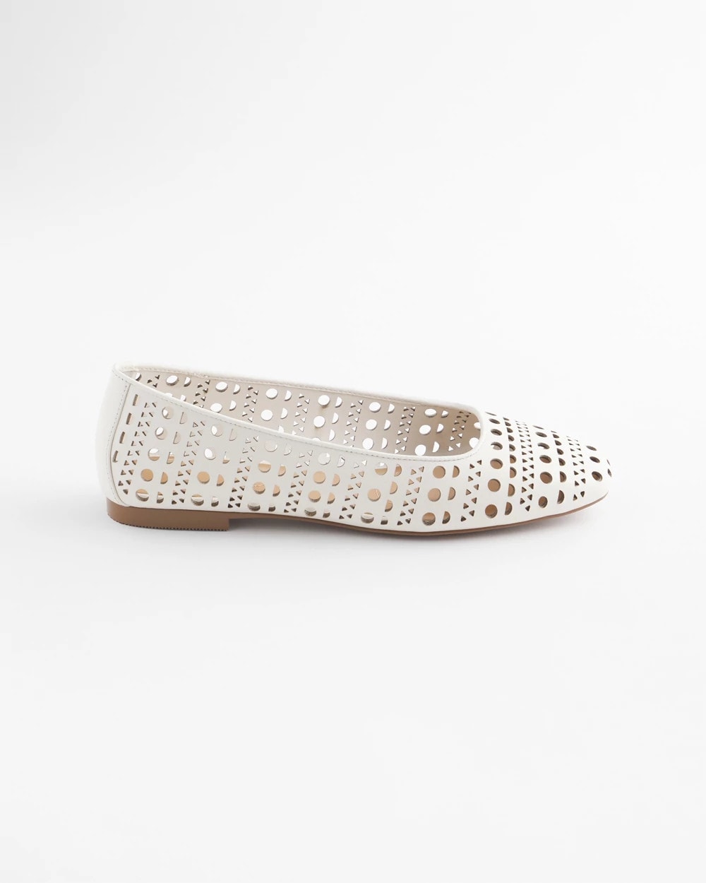 Cutout Ballet Flats Alabaster - Chico's