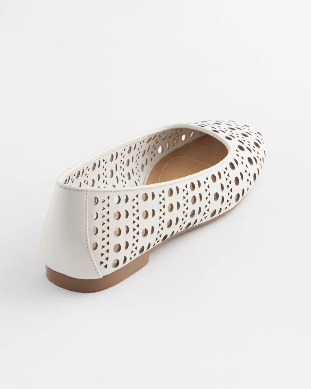 Cutout Ballet Flats Alabaster - Chico's