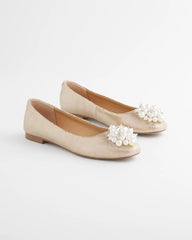 Olympia Pearl Ballet Flats Gold - Chico's
