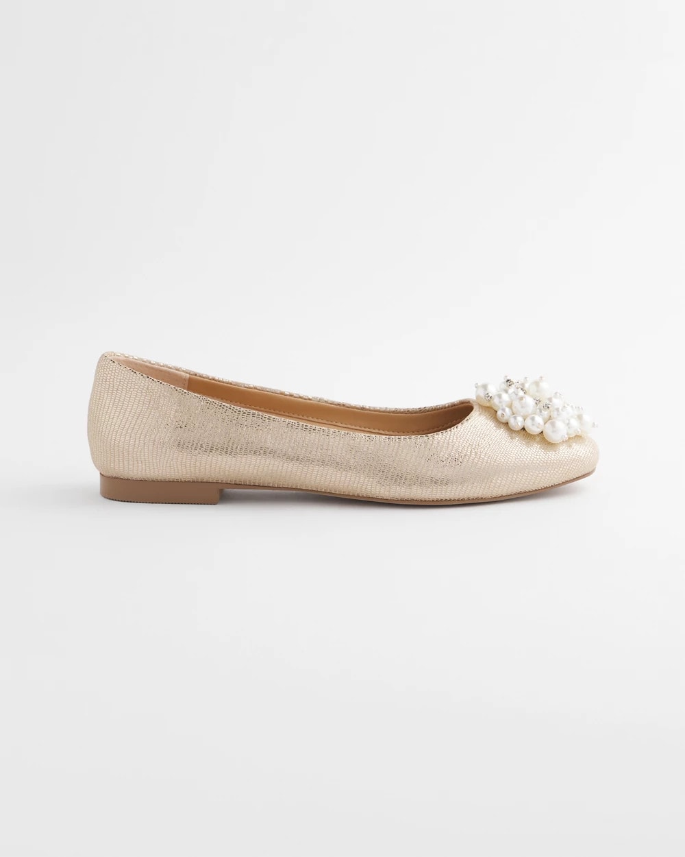 Olympia Pearl Ballet Flats Gold - Chico's