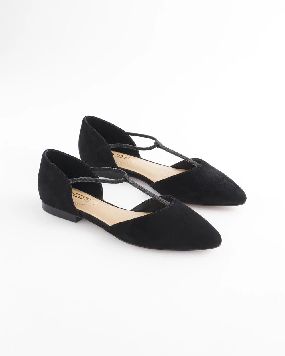 Glory Pointed Toe Flats Black - Chico's
