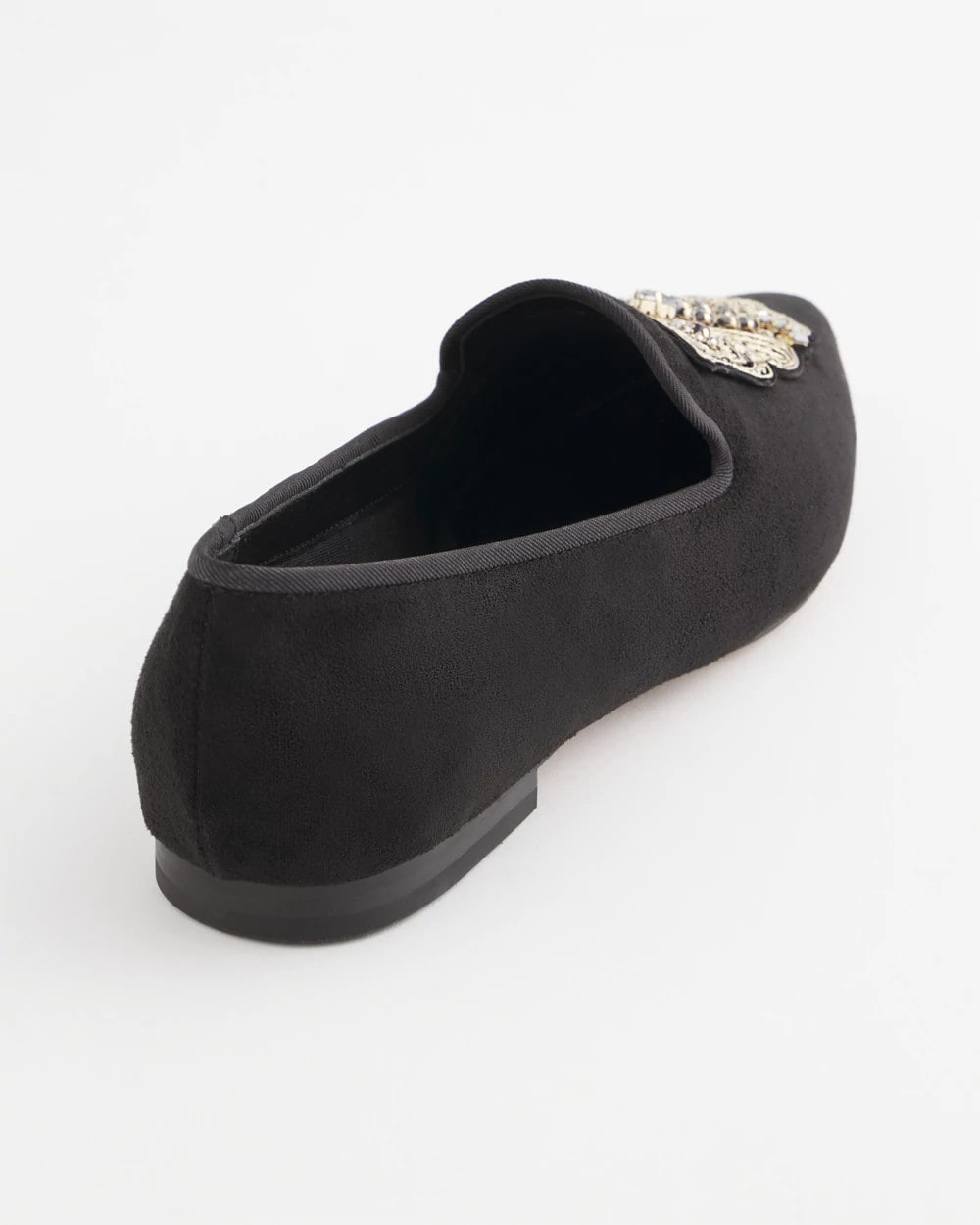 Black Microsuede Loafers Black - Chico's