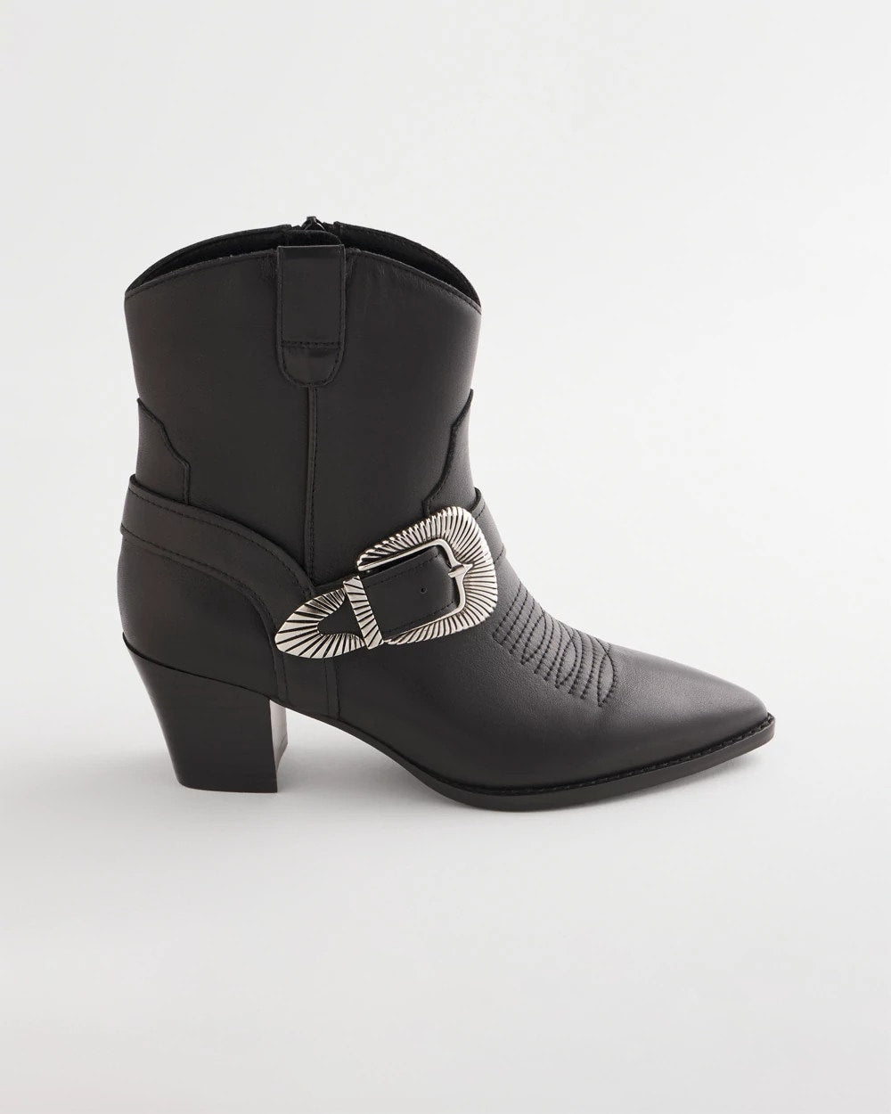 Kris Western Buckle Boots Black - Chico's