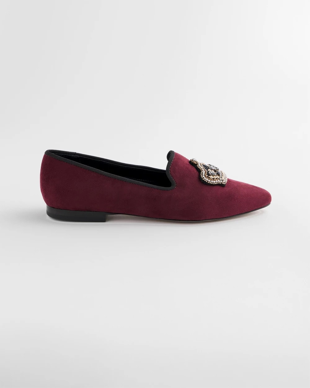 Grace Queen Bee Slip-On Loafers Blackened Burgundy - Chico's