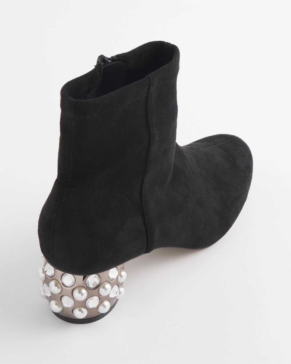 Danika Embellished Vegan Suede Boots Black - Chico's