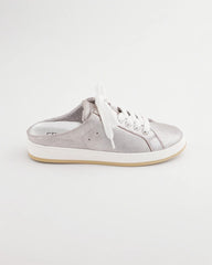 Metallic Snap Slip-On Sneakers Metallic Silver - Chico's