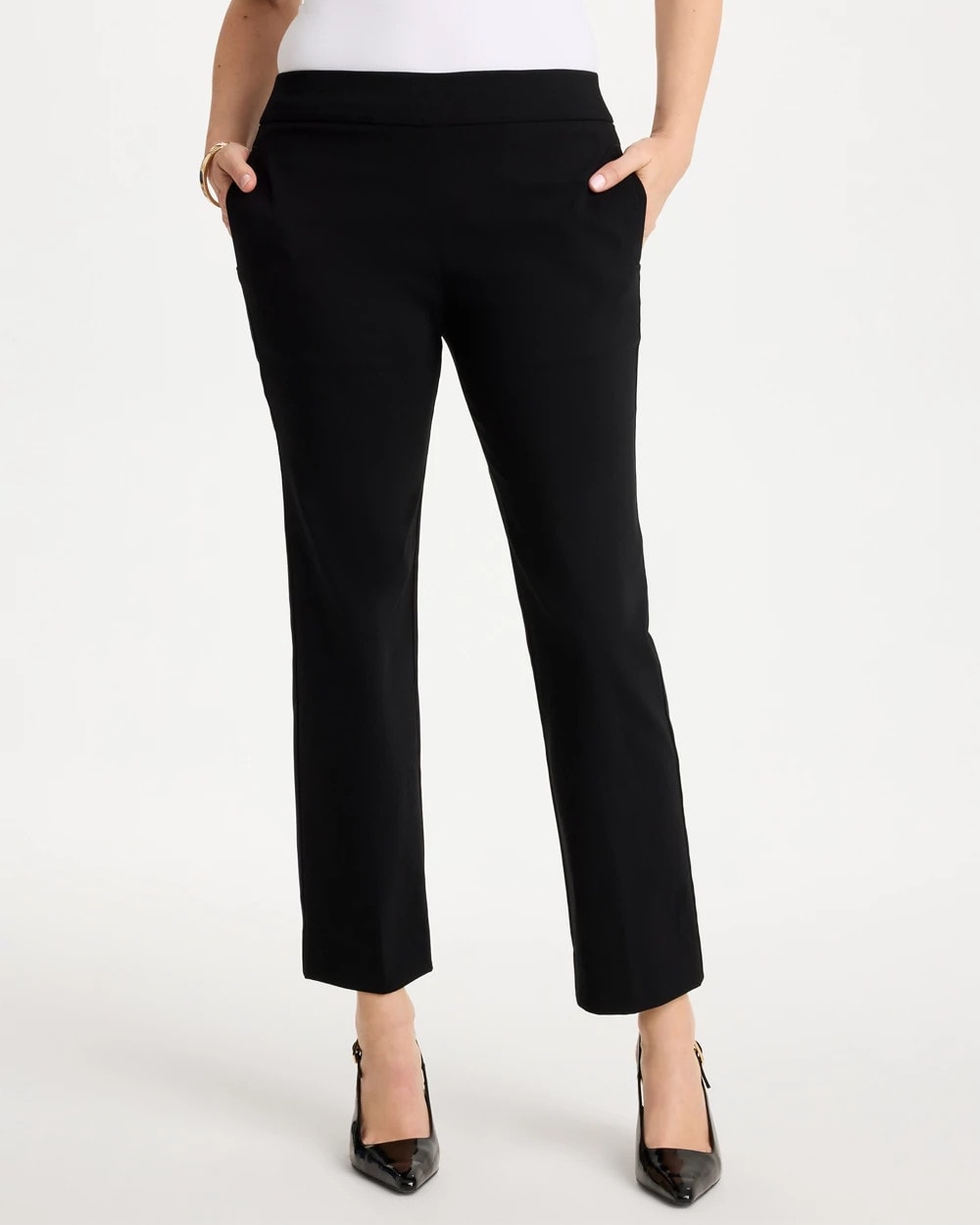 Brigitte™ Straight Crop Black - Chico's
