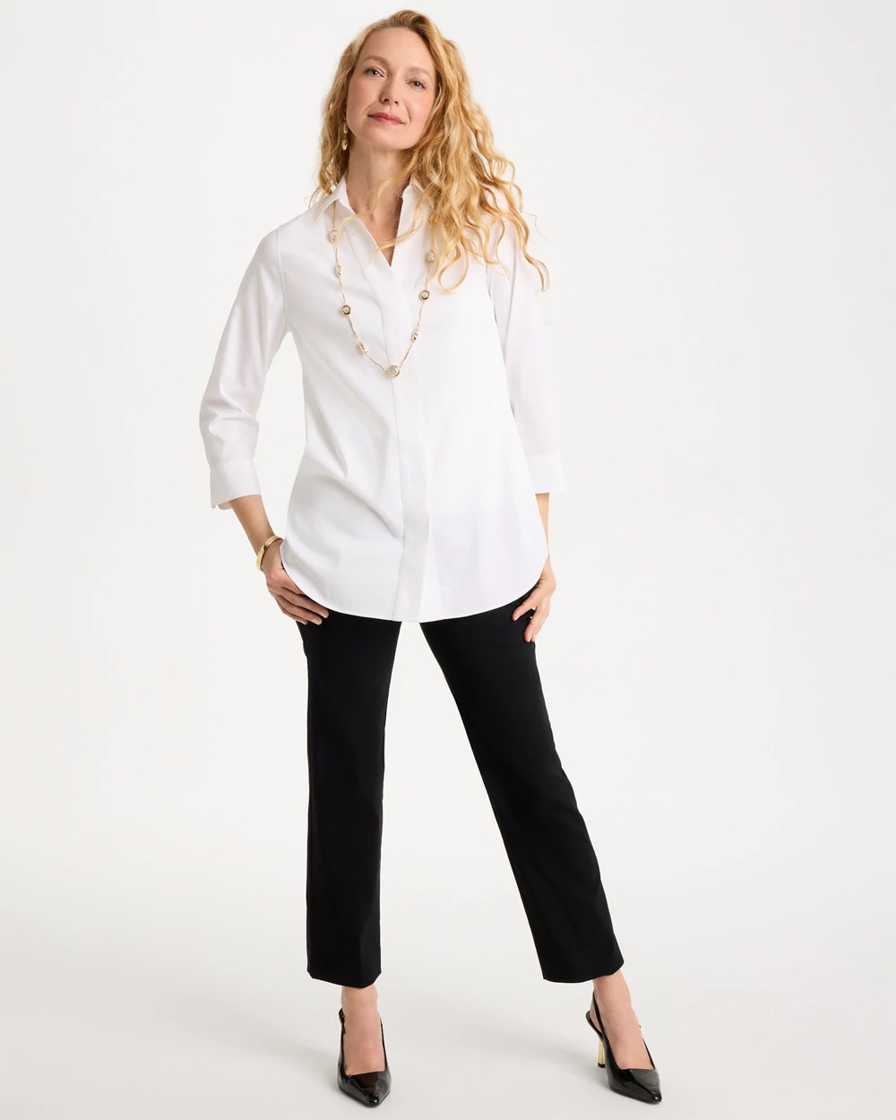 Brigitte™ Straight Crop Black - Chico's
