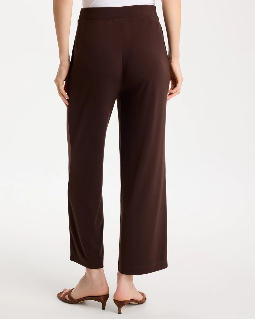 Travelers™ Knit Cropped Pants Cocoa Bean - Chico's