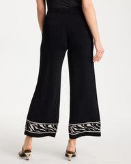 Travelers™ Abstract Zebra Cropped Pants Travelers Black - Chico's