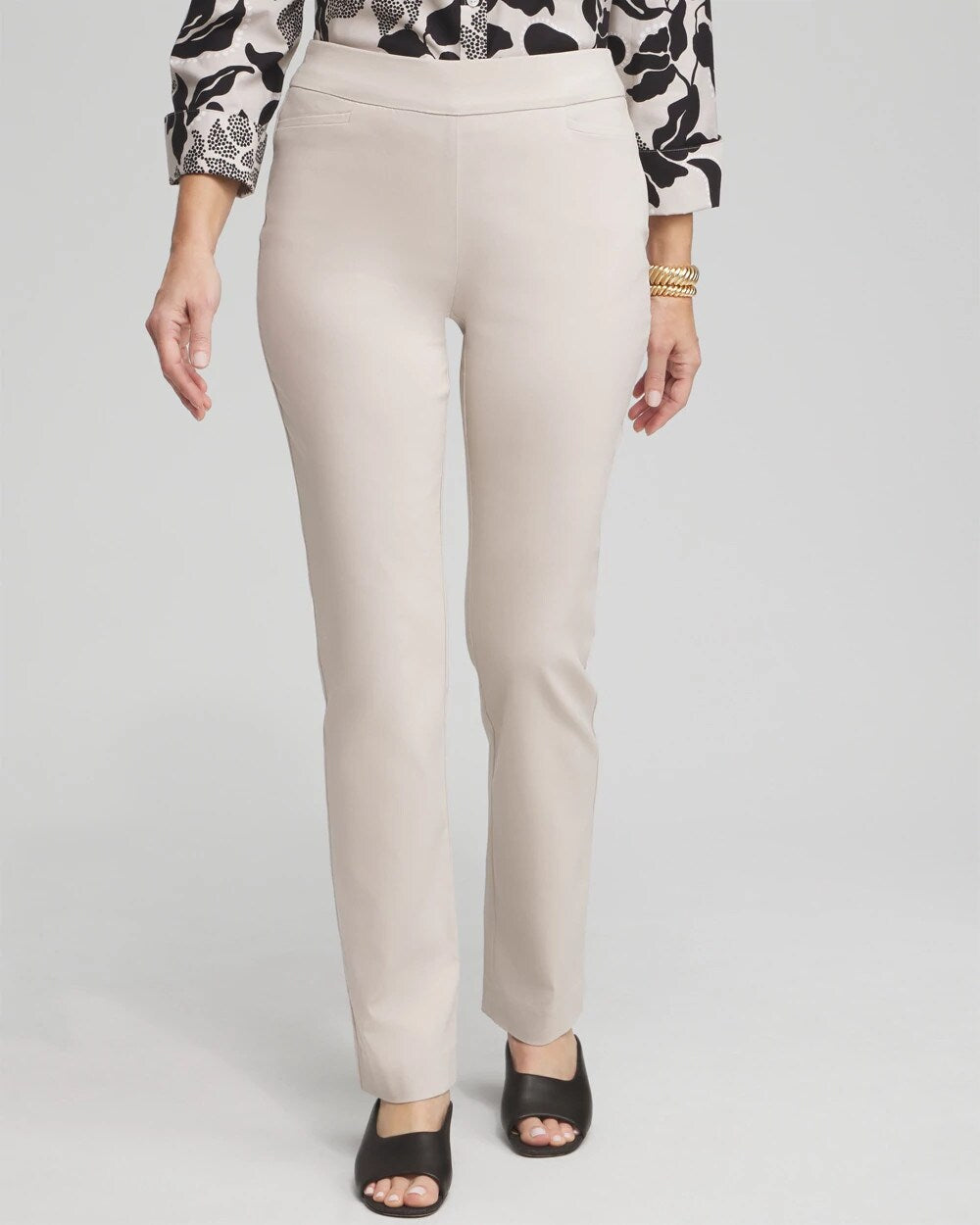 Brigitte™ Slim Pull-On Pants Smokey Taupe - Chico's