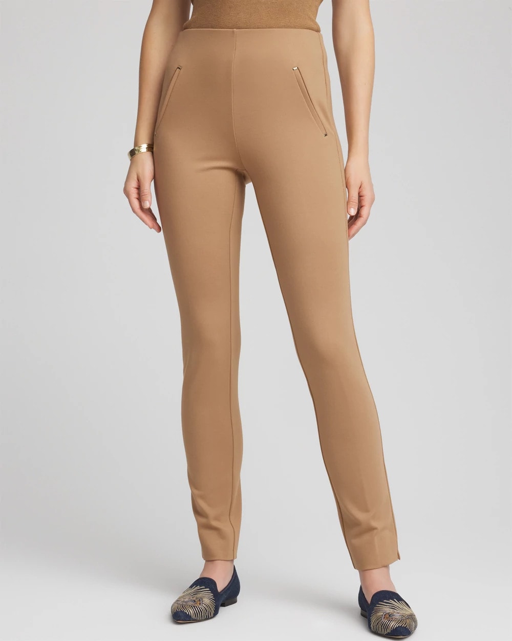 Juliet Slim Trim Detail Pants Caramel Apple - Chico's
