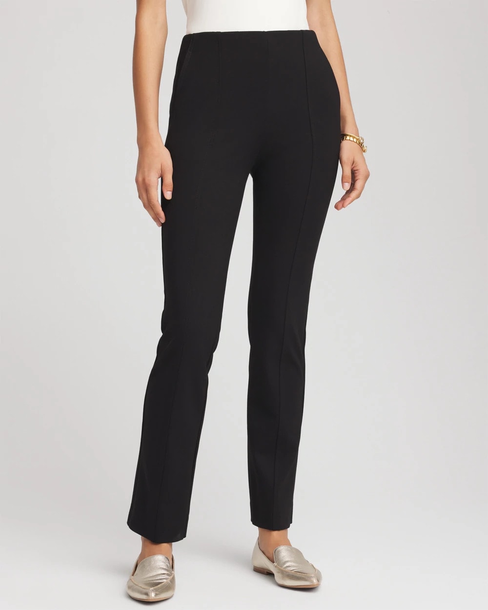 Juliet Straight Ankle Pants Black - Chico's