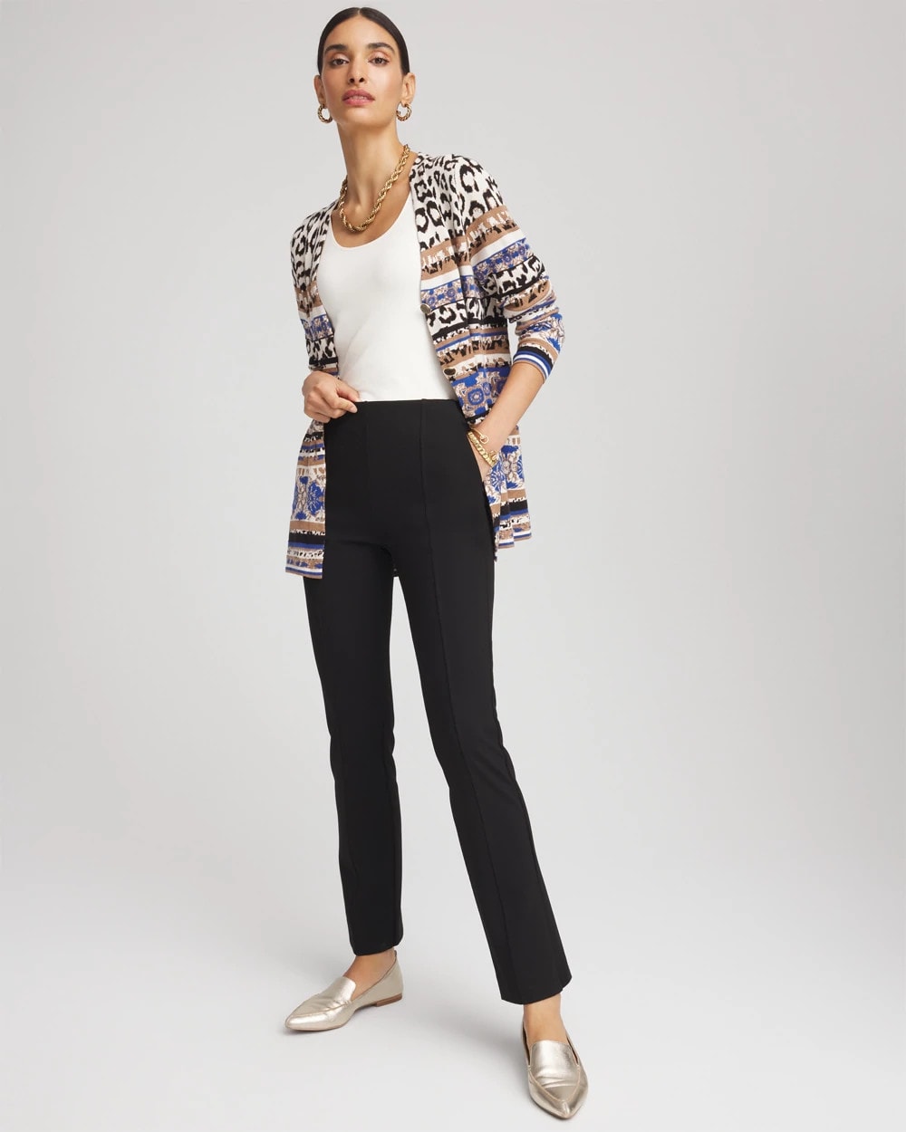 Juliet Straight Ankle Pants Black - Chico's