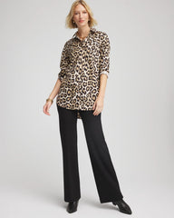 Juliet Wide Full Length Pant Black - Chico's
