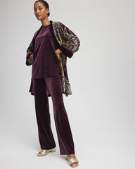 Travelers™ Velvet No Tummy Pants Night Bloom - Chico's