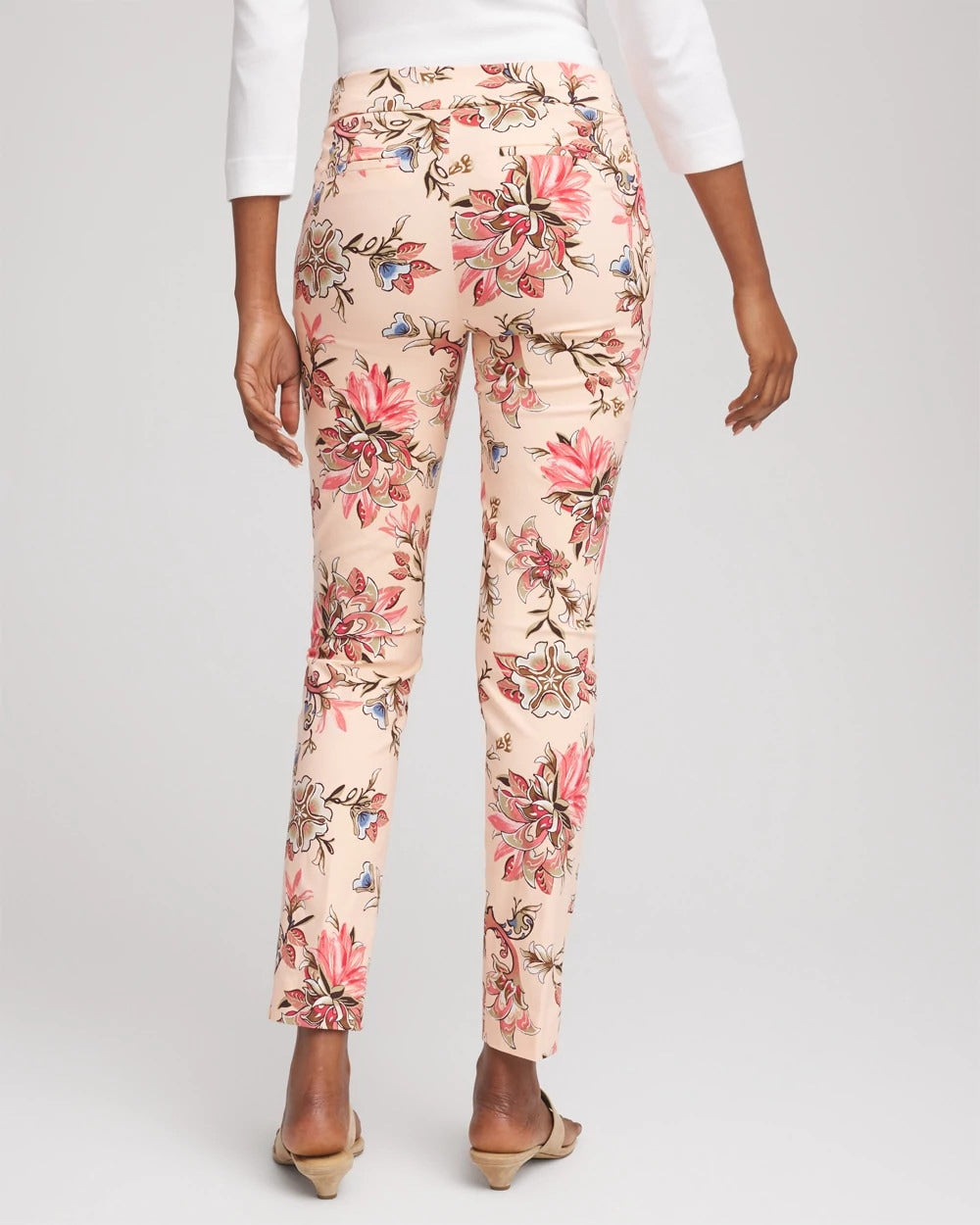 Brigitte™ Pull-On Slim Ankle Pants Blushed - Chico's