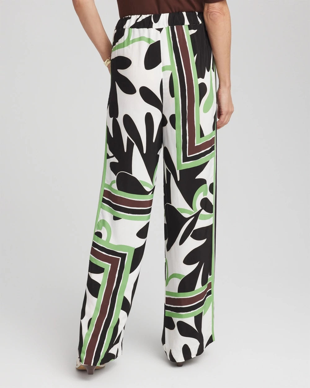 Printed Silky Soft Pants Ecru - Chico's