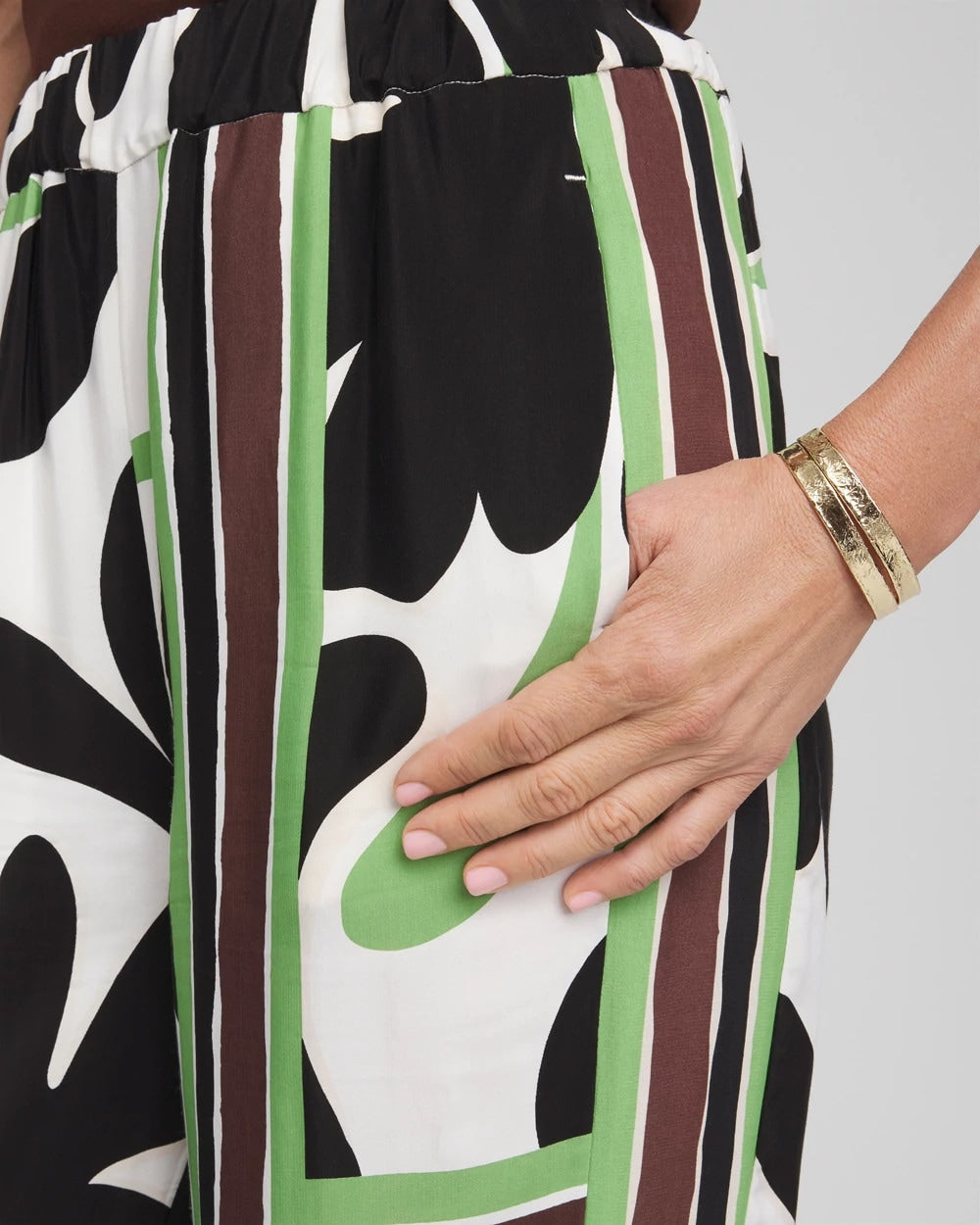 Printed Silky Soft Pants Ecru - Chico's
