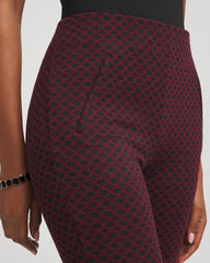 Circle Jacquard Juliet Slim Ankle Pants Black - Chico's