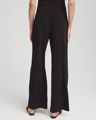 Travelers™ Knit Wide-Leg Pants Black - Chico's