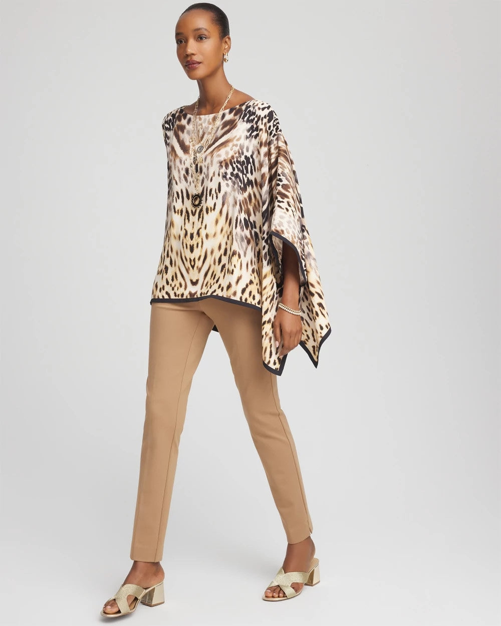 Juliet Slim Trim Detail Ankle Pants Caramel Apple - Chico's