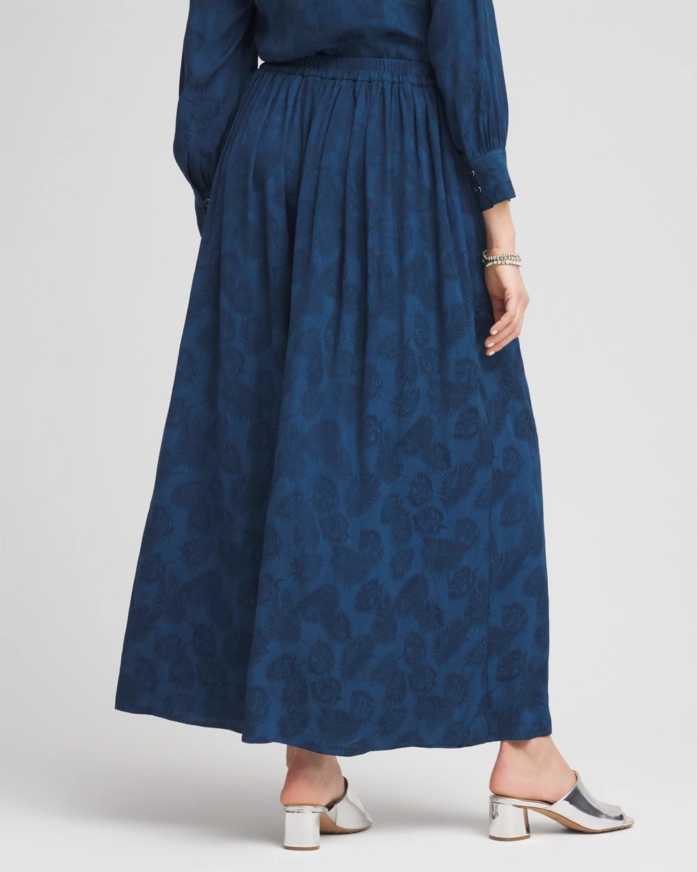 Jacquard Culotte Wide-Leg Pants Seaport - Chico's