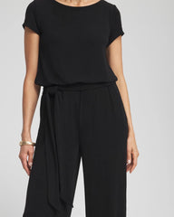 Travelers™ Cap Sleeve Jumpsuit Travelers Black - Chico's