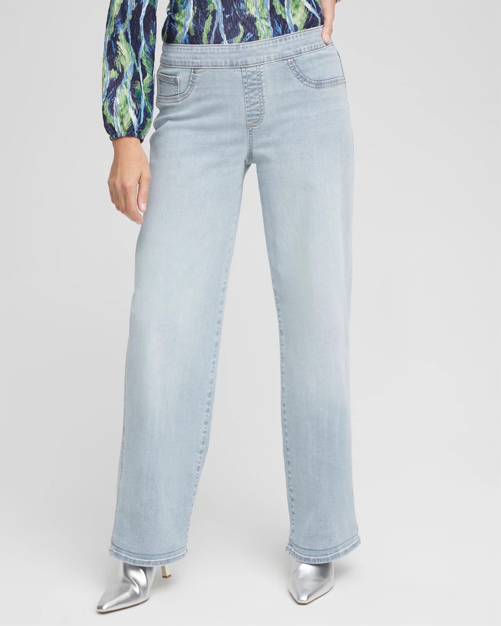 Petite Pull-On Wide-Leg Jeans Delphinia Indigo - Chico's