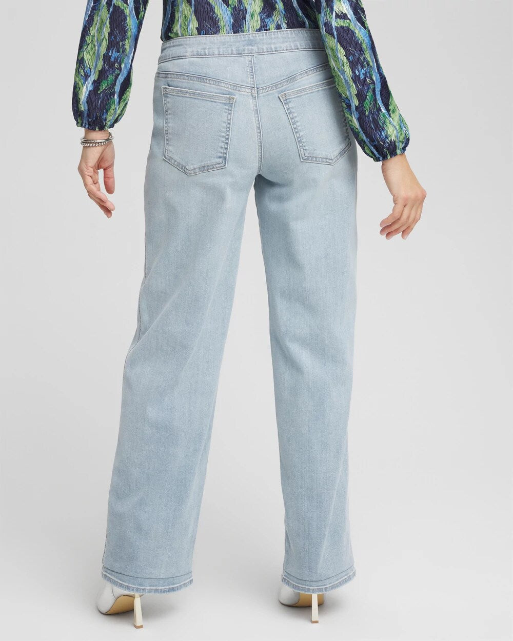 Petite Pull-On Wide-Leg Jeans Delphinia Indigo - Chico's