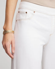 Petite Seeded Pull-On Wide-Leg Jeans Natural Seeded - Chico's