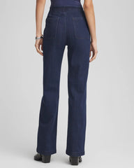 Pull-On Wide-Leg Trouser Jeans Bridge Street Rinse - Chico's