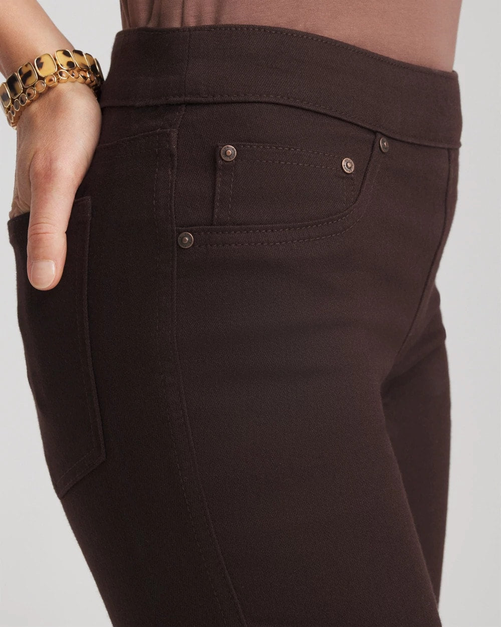 Pull-On Slim Bootcut Jeggings Cocoa Bean - Chico's