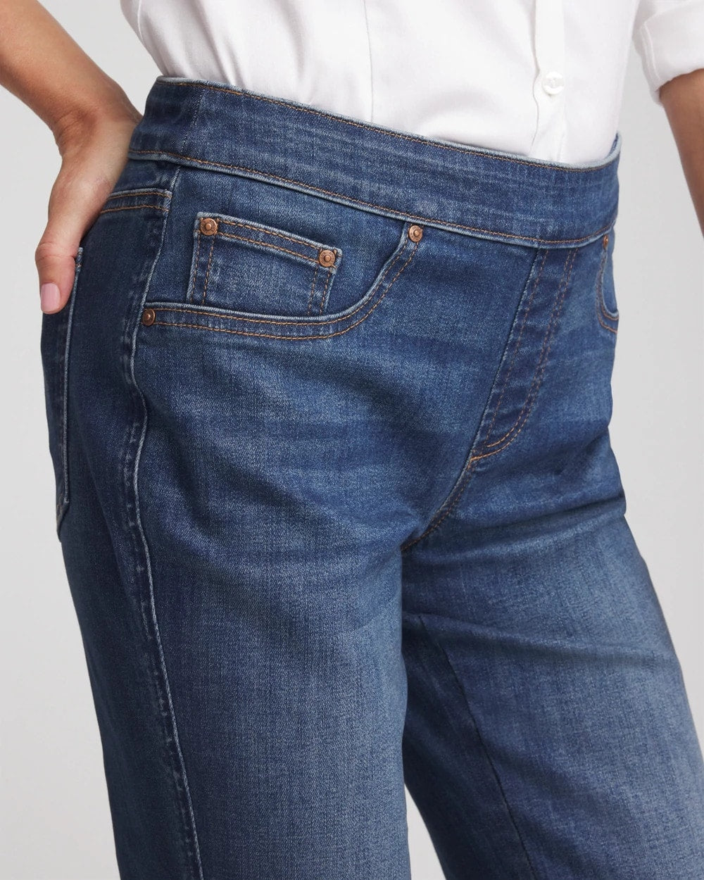 Pull-On Slim Bootcut Jeggings Estero Indigo - Chico's