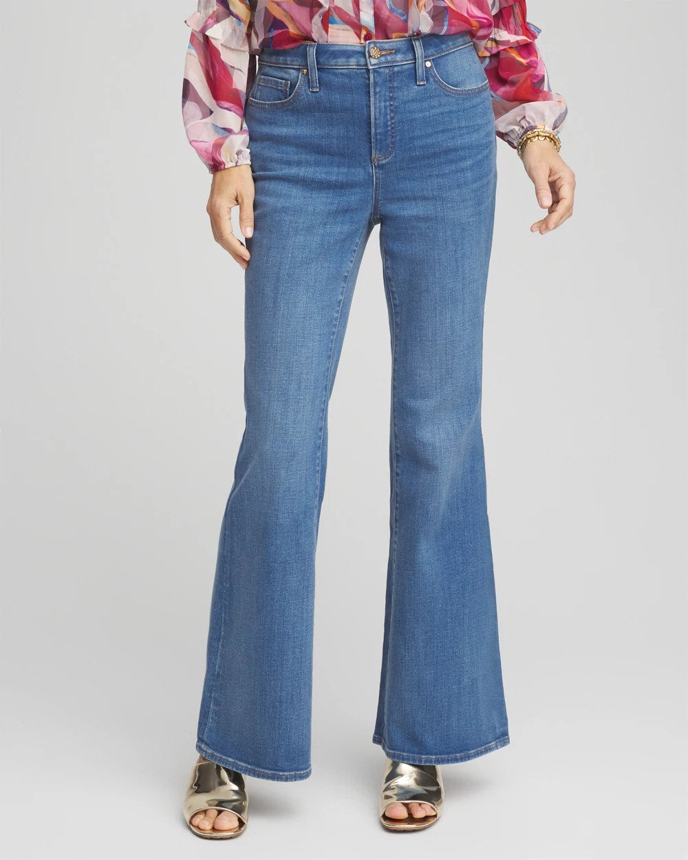 So Slimming® High Rise Flare Jeans Freya Indigo - Chico's