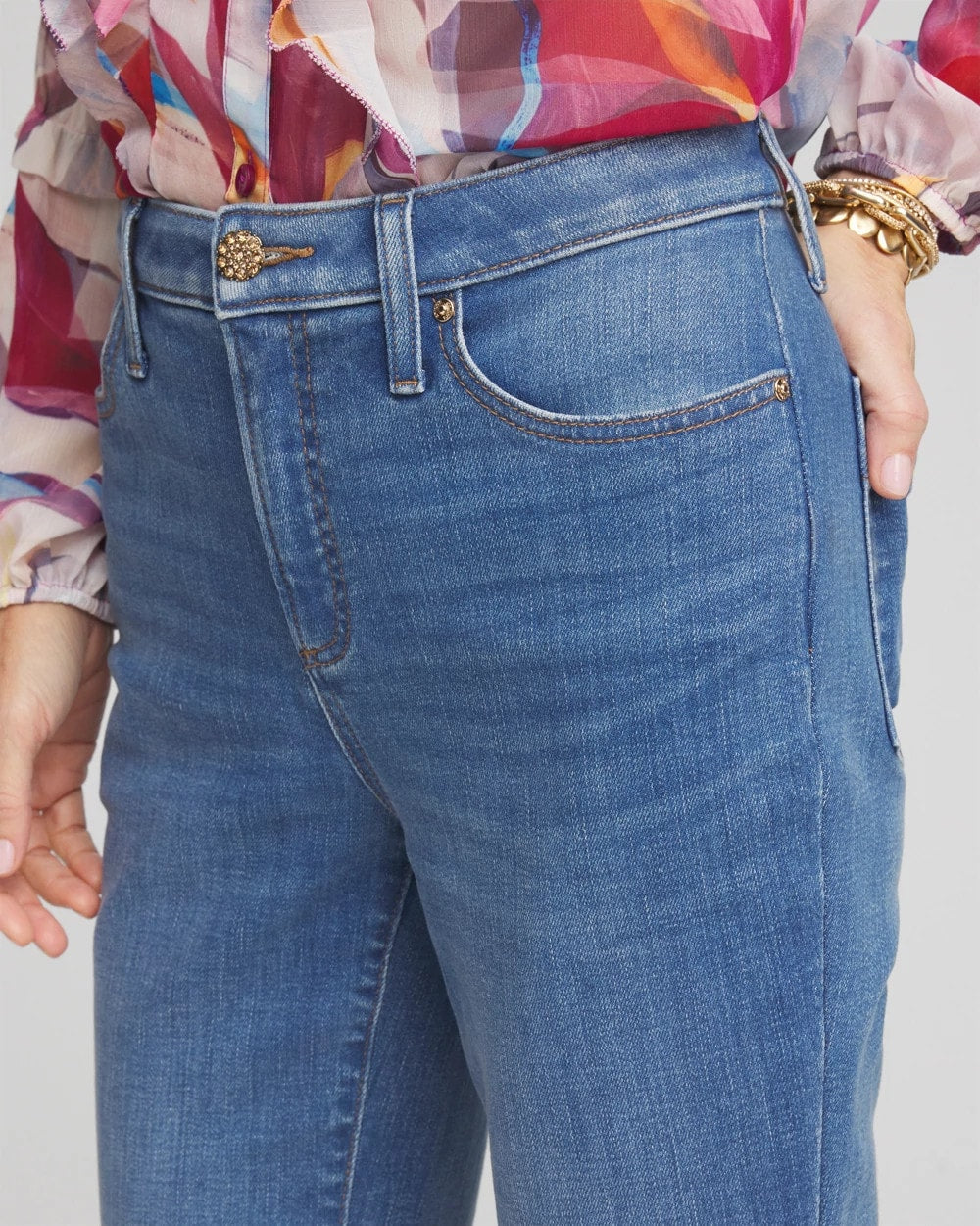 So Slimming® High Rise Flare Jeans Freya Indigo - Chico's