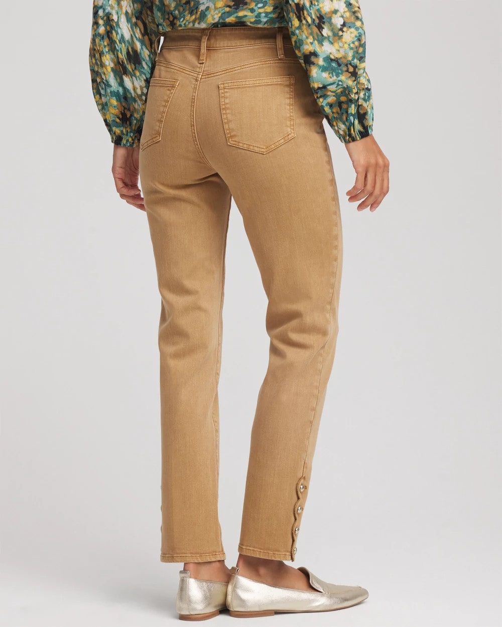 Girlfriend Slim Ankle Jeans Caramel Apple - Chico's