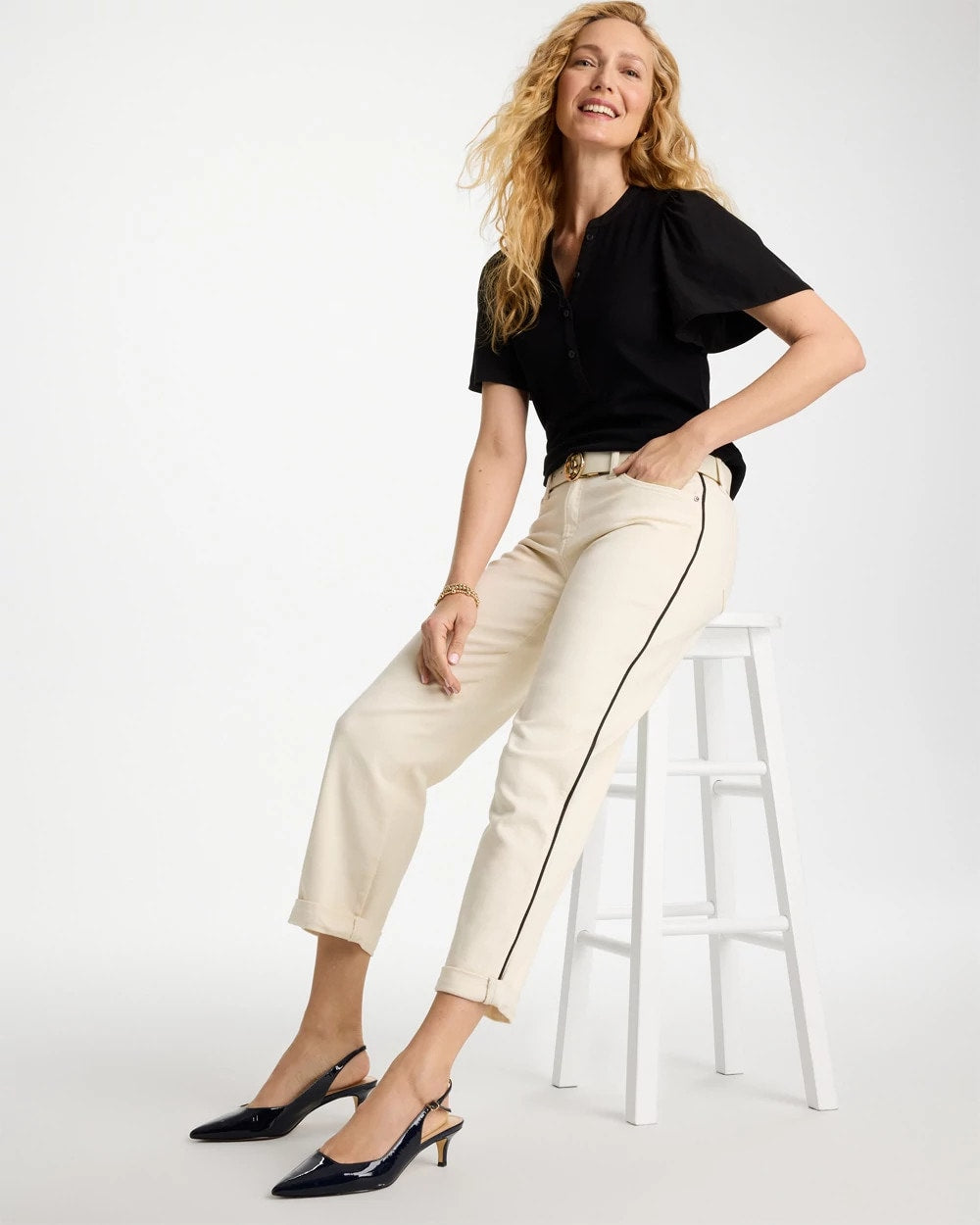 Relaxed Boyfriend Jean Sea Salt - Chico's