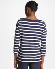 Pima 3/4 Sleeve Tee Passport Blue - Chico's