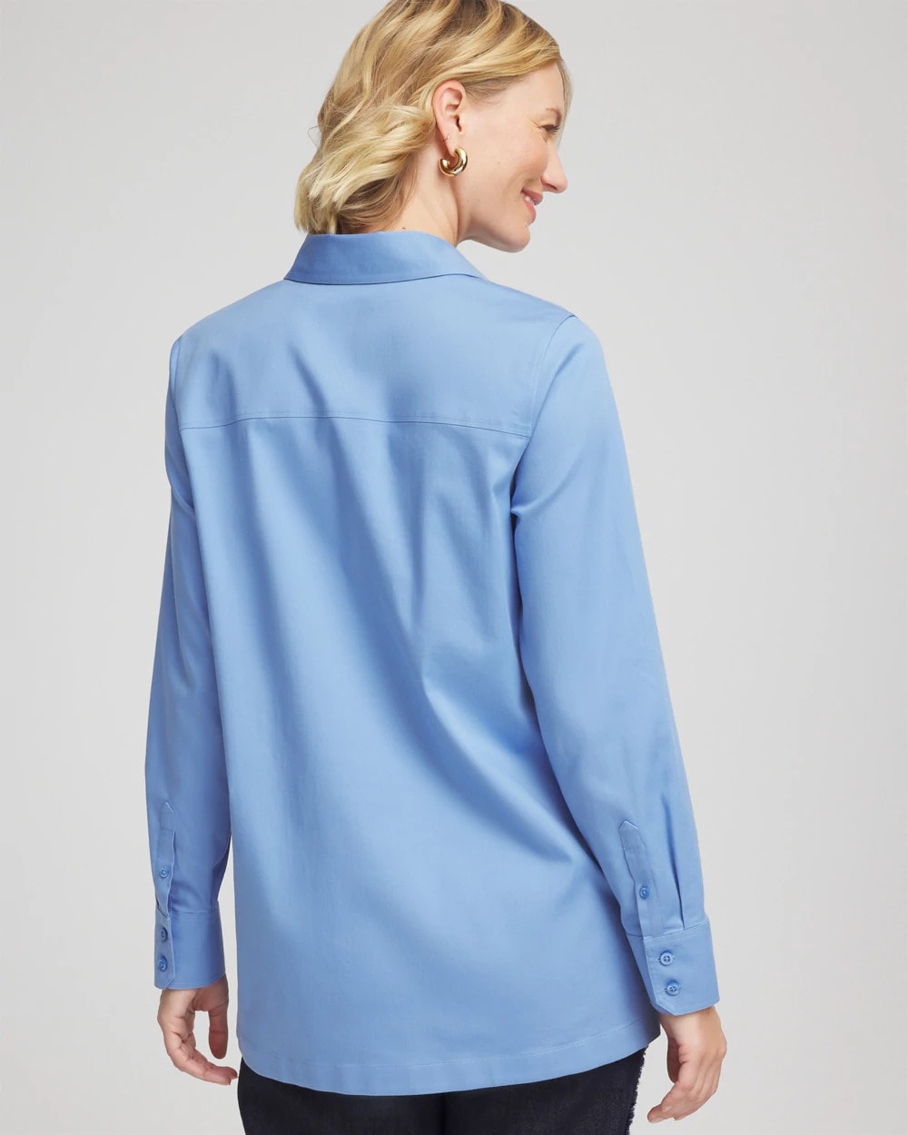 No Iron™ Stretch Tunic Tidal Blue - Chico's