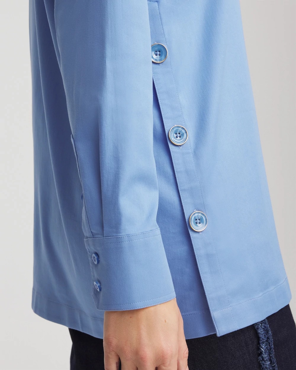 No Iron™ Stretch Tunic Tidal Blue - Chico's