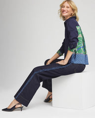 Rope Status Nautical Shirt Passport Blue - Chico's