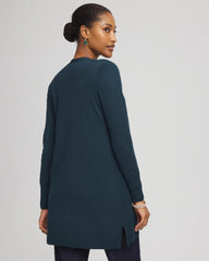 Ella Pocketed Cardigan Sweater Teal Shadow - Chico's