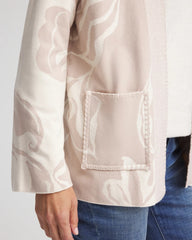 Abstract Bloom Cardigan English Cream - Chico's